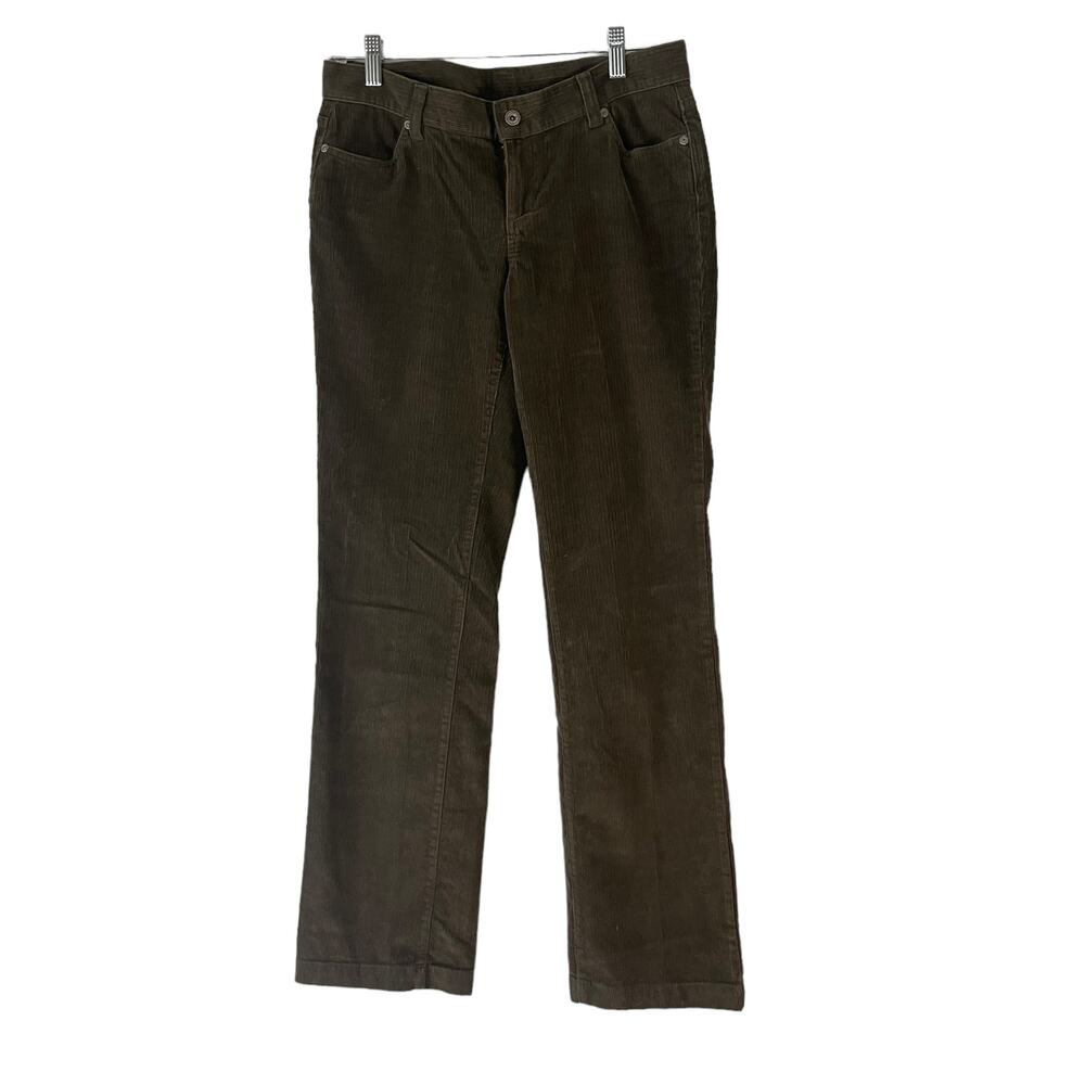 Columbia Women's Size 6 Green Corduroy Straight Leg Pants‎